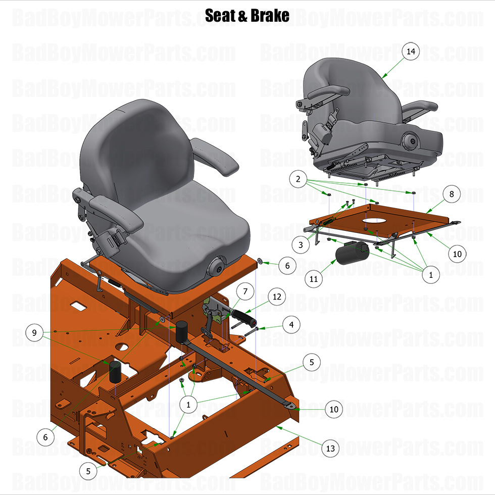 2025 Renegade - Gas - Seat & Brake